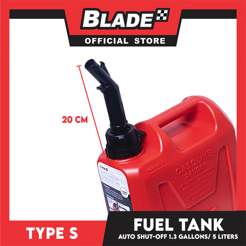 Type S Fuel Tank 5L Gas AC57375 (Red)