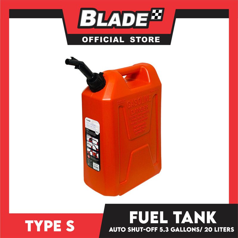 Type S Fuel Tank 20L Gas AC57377 (Red)
