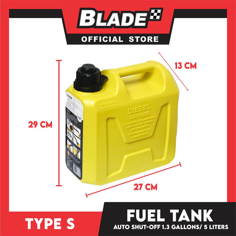 Type S Fuel Tank 5L AC5737 (Yellow)