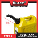 Type S Fuel Tank 10L Diesel AC573 Auto ShutOff Diesel Can (Yellow)