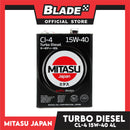 Mitasu Turbo Diesel Oil CL-4 15W-40 Heavy Duty Long Life MJ231 4L for Diesel and Turbo Diesel Engine