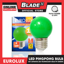 Eurolux LED Bulb E27 Ping-Pong Bulb 1W Green