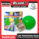 Eurolux LED Bulb E27 Ping-Pong Bulb 1W Green