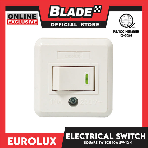 Eurolux Square Switch Surface Mounted SW-12