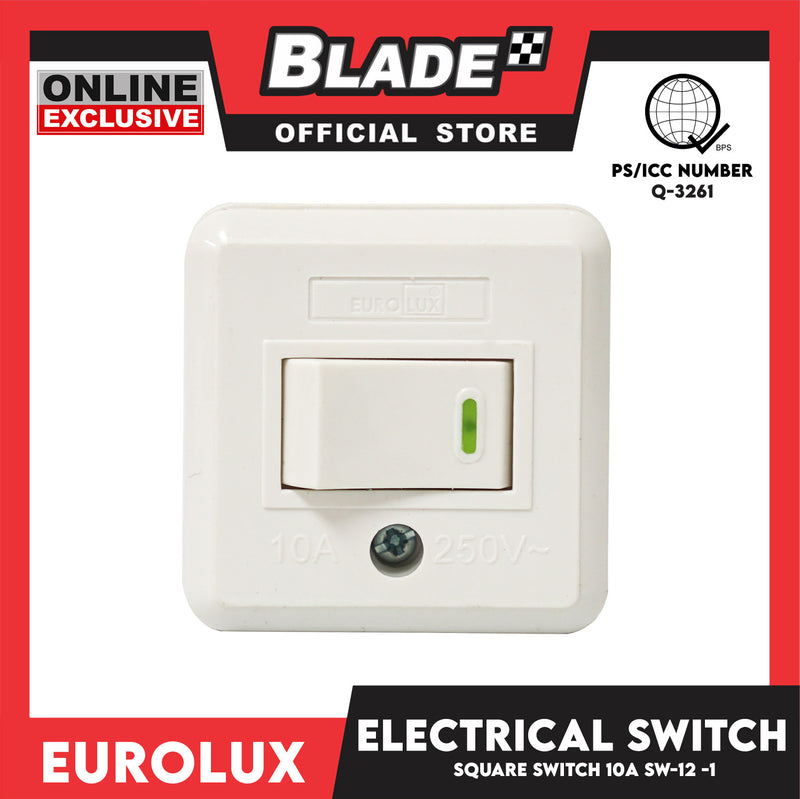 Eurolux Square Switch Surface Mounted SW-12