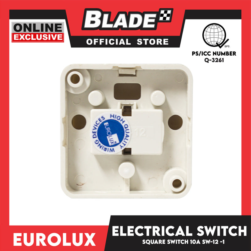 Eurolux Square Switch Surface Mounted SW-12