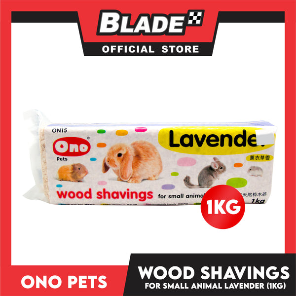 Ono Pets Wood Shavings Lavender 1kg