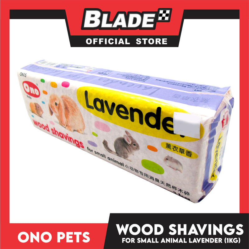 Ono Pets Wood Shavings Lavender 1kg