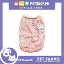 Pet Sando Furry Bear Design Pink (Medium) For Cats and Dogs