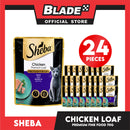 24pcs Sheba Chicken Premium Loaf 70g Fine Food for Cats