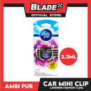 Ambi Pur Car Air Freshener Mini Clip (Lavender Comfort) 2.2ml