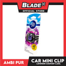 Ambi Pur Car Air Freshener Mini Clip (Lavender Comfort) 2.2ml