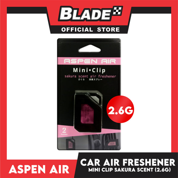 Aspen Air Mini Clip Air Freshener (Sakura) 2.6g