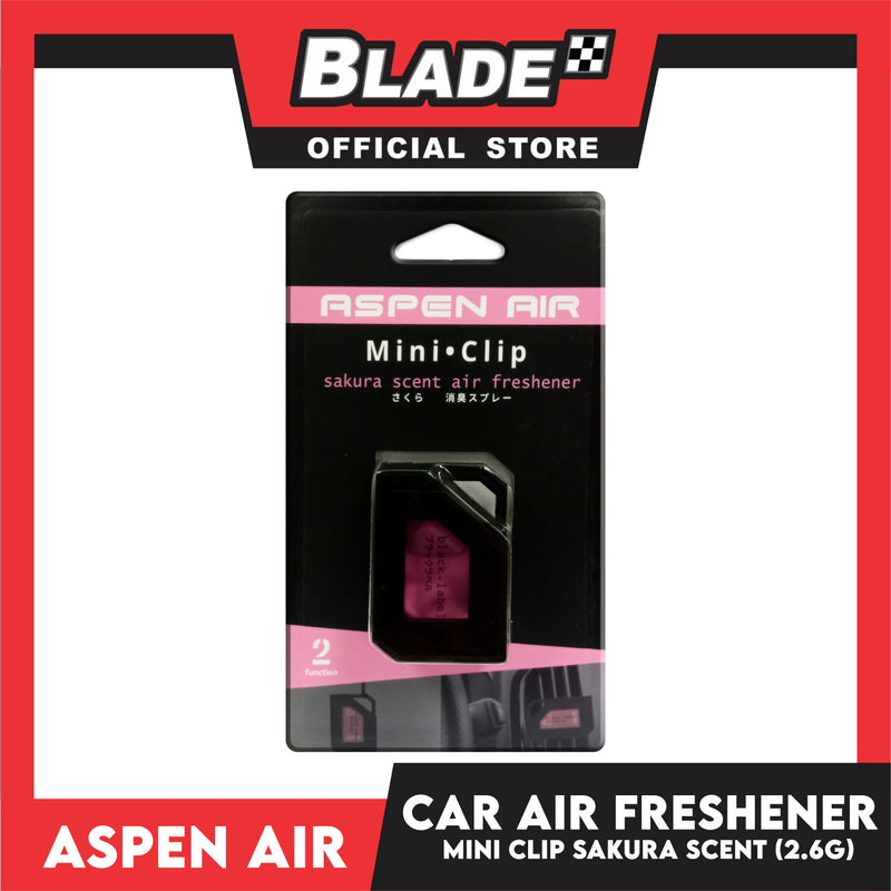 Aspen Air Mini Clip Air Freshener (Sakura) 2.6g