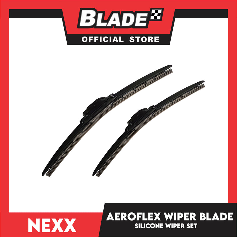 Nexx Pro Aeroflex Silicone Wiper Blade Set for Mitsubishi Mirage G4 2013 - Present (22''/14'')