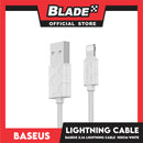 Baseus Data Cable 2.1A Lightning Cable 100cm for iOS CAMUN-02 (White) Quick Cord Charge