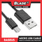 Baseus Data Cable 2.1A Lightning Cable 100cm for Android CAMUN-01 (Black) Quick Cord Charge