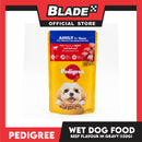 Pedigree Beef Chunks Flavor In Gravy 130g Dog Food Wet Food