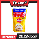 Pedigree Beef Chunks Flavor In Gravy 130g Dog Food Wet Food