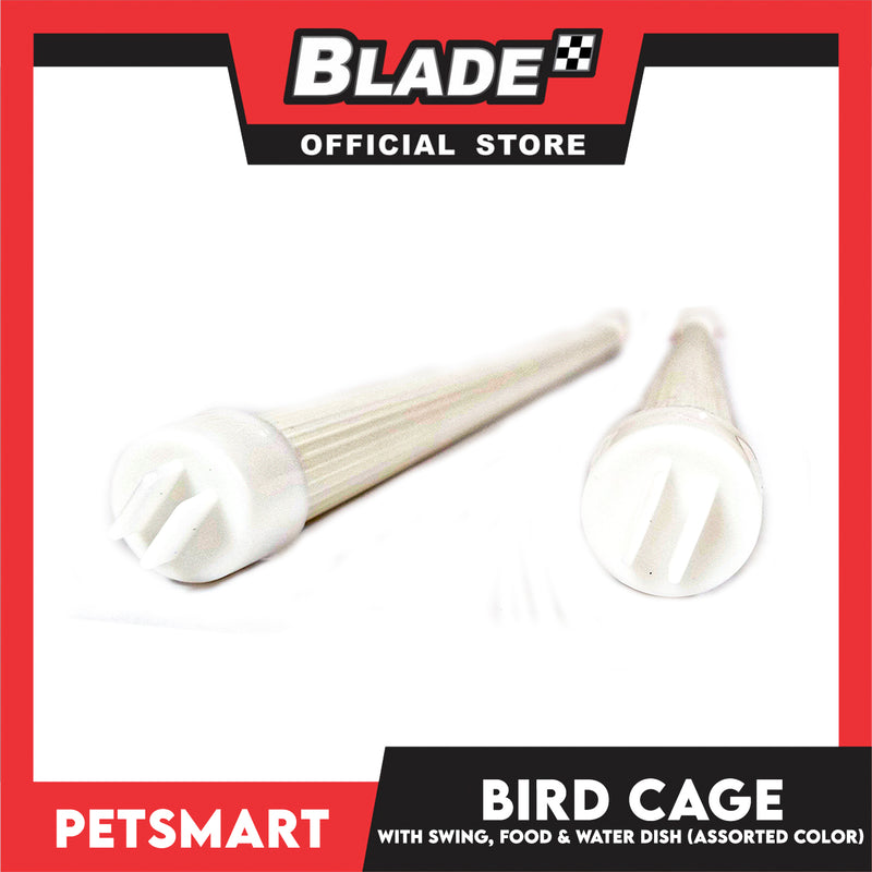 Bird Cage with Swing, Food and Water Dish