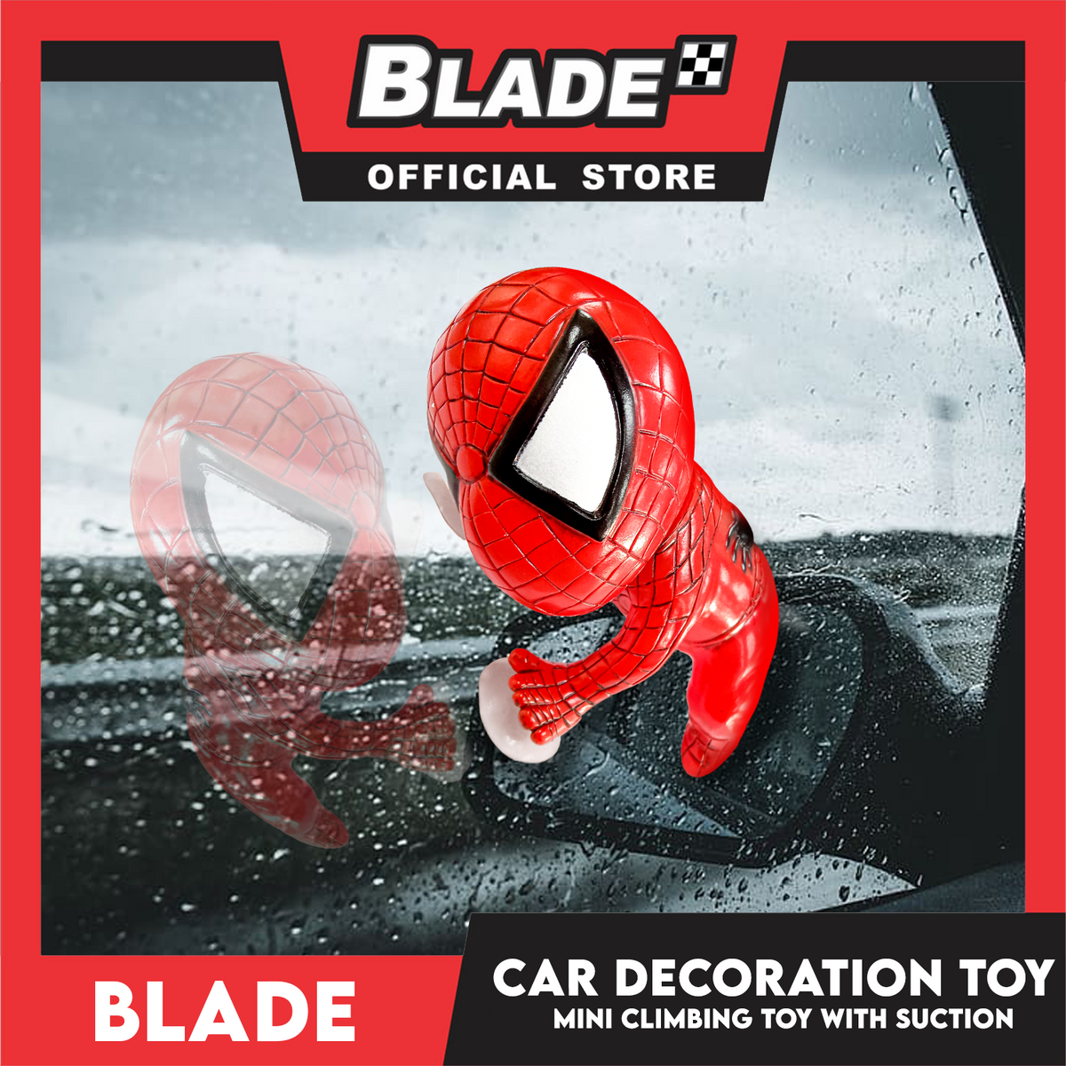 Car Interior Accessories Toy Suction Cup Decoration Climbing Superhero Character Design