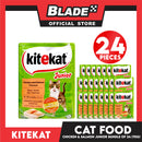 24pcs Kitekat Wet Cat Food in Pouch Junior 70g (Chicken and Salmon)