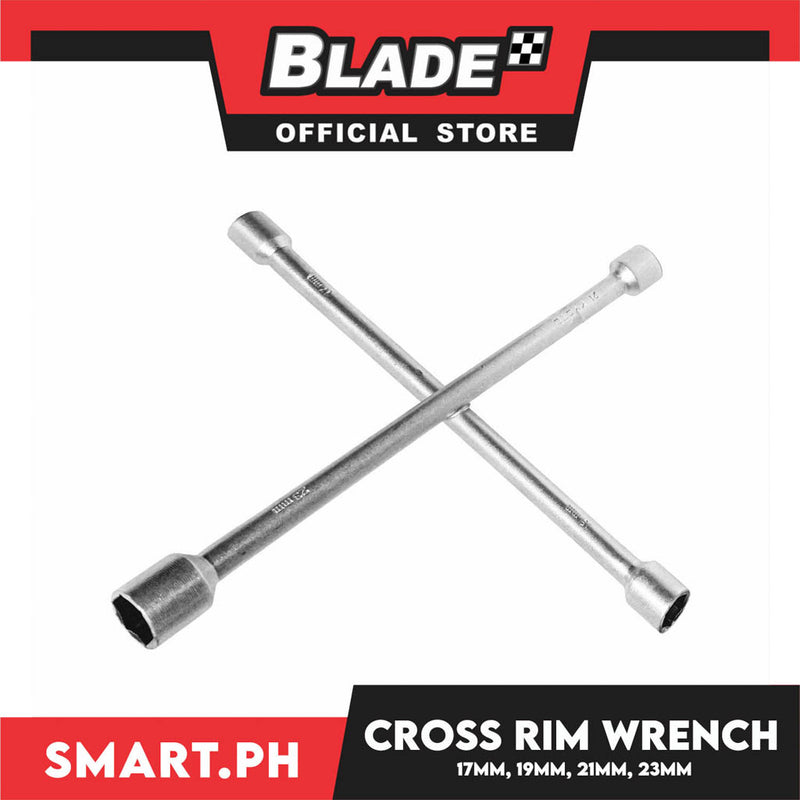 Cross Rim Wrench Tools 14'' 17mm, 19mm, 21mm, 23mm Car Wheel Repair ...