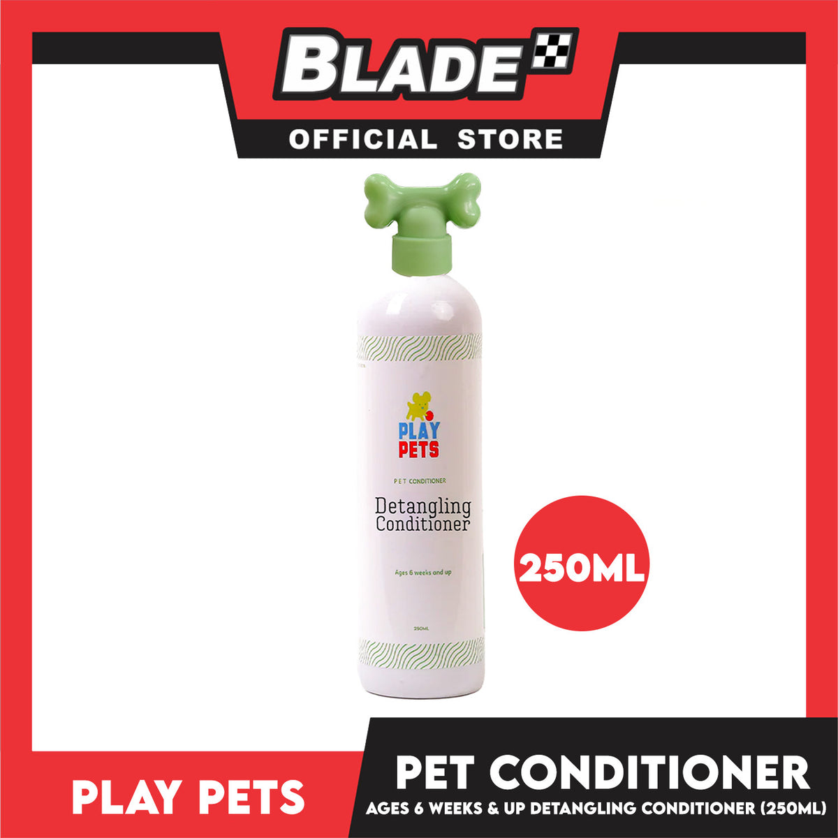 Play Pets Shampoo and Conditioner 250ml For All Types Of Dogs And Cats (Detangling)