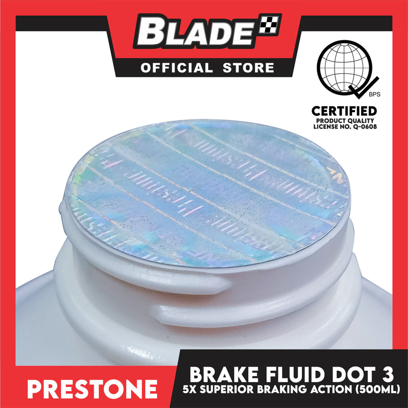 Prestone Super Heavy Duty Brake Fluid DOT3  for Brake and Clutch System 500ml