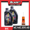 Zic M7 4AT 10W-40 Synthetic Scooter Engine Oil 1L+ Free Scooter Gear Oil 80W-90 120ml (Buy 2 Take 1)