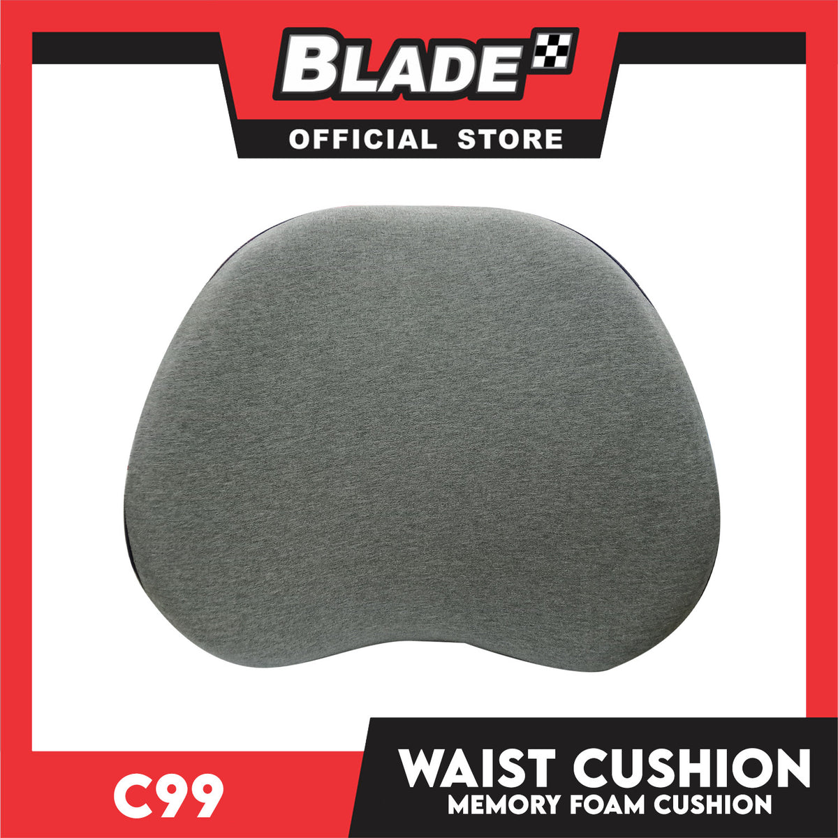 C99 Car Vehicle Memory Foam Waist Cushion PV-01