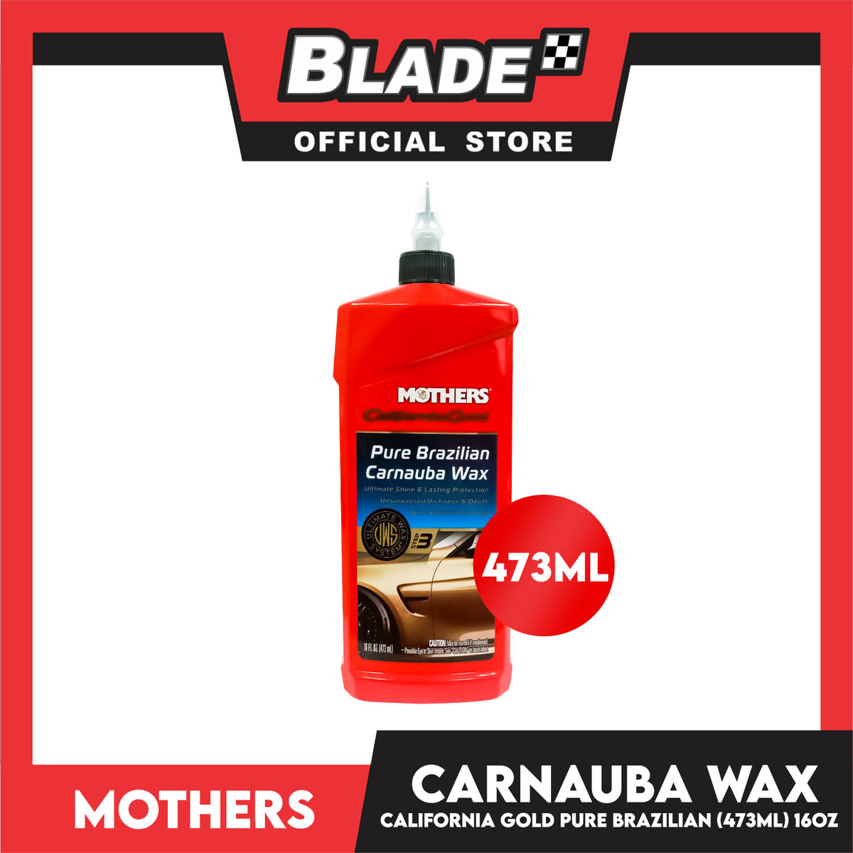 Mothers California Gold Pure Brazilian Carnauba Wax 05750 473ml
