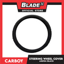 Carboy Steering Wheel Cover AN8904 (Black) for Toyota, Mitsubishi, Honda, Hyundai, Ford, Nissan, Suzuki, Isuzu, Kia, MG and more