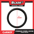 Carboy Steering Wheel Cover AN8907 (Black) for Toyota, Mitsubishi, Honda, Hyundai, Ford, Nissan