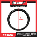 Carboy Steering Wheel Cover AN8910 (Black) for Toyota, Mitsubishi, Honda, Hyundai, Ford and more