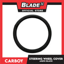 Carboy Steering Wheel Cover AN895 (Black) for Toyota, Mitsubishi, Honda, Hyundai, Ford, Nissan, Suzuki, Isuzu, Kia, MG and more