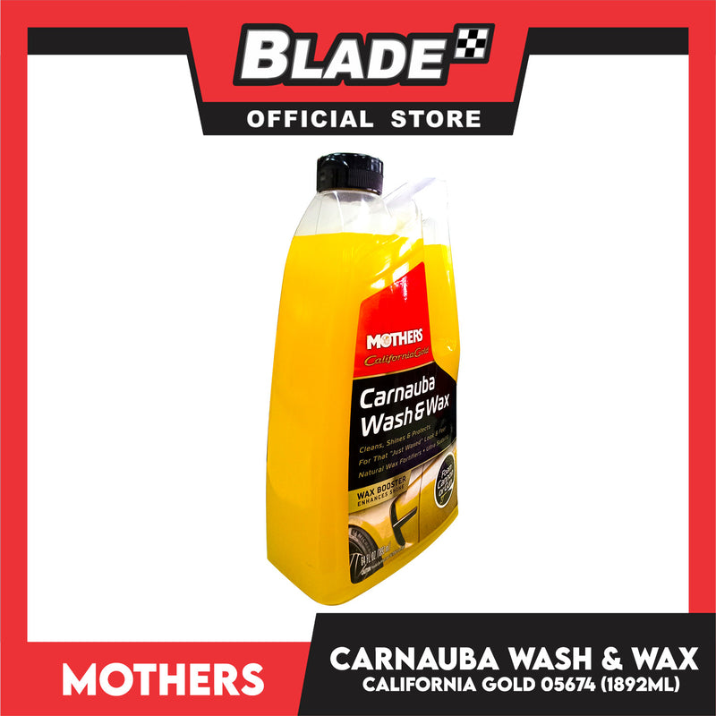 Mothers California Gold Carnauba Wash And Wax 05674 1892ml Cleans, Shines And Protects