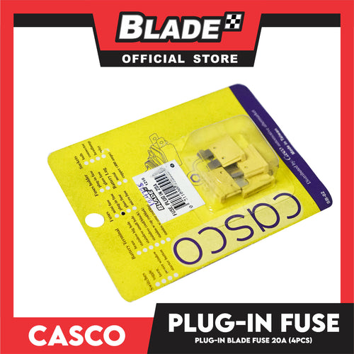 4pcs Casco Plug In Fuse Holder 20Amp SB-02 Automotive Electrical Parts, Short Circuit Protection