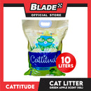 Cattitude Bentonite Cat Litter (Green Apple) Quick Clumping 10 Liters