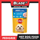 6pcs Pedigree Chicken Chunks Flavor In Gravy 130g Dog Food Wet Food