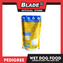 12pcs Pedigree Chicken Chunks Flavor In Gravy 130g Dog Food Wet Food
