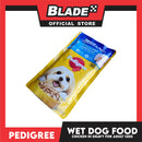 12pcs Pedigree Chicken Chunks Flavor In Gravy 130g Dog Food Wet Food
