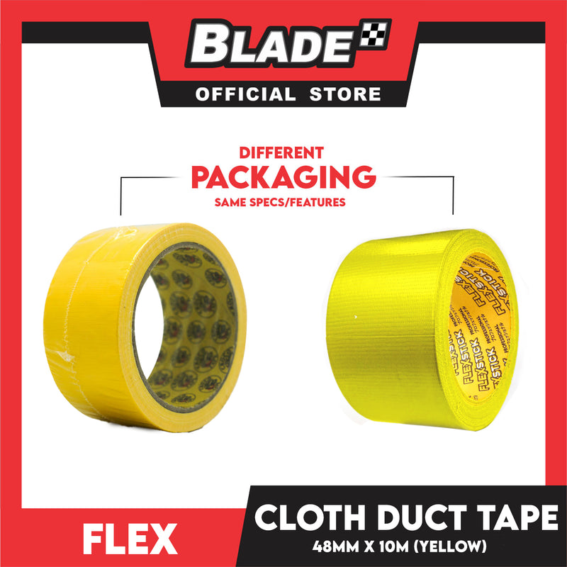 Flex Cloth Duct Tape 48mm x 10m (Yellow)