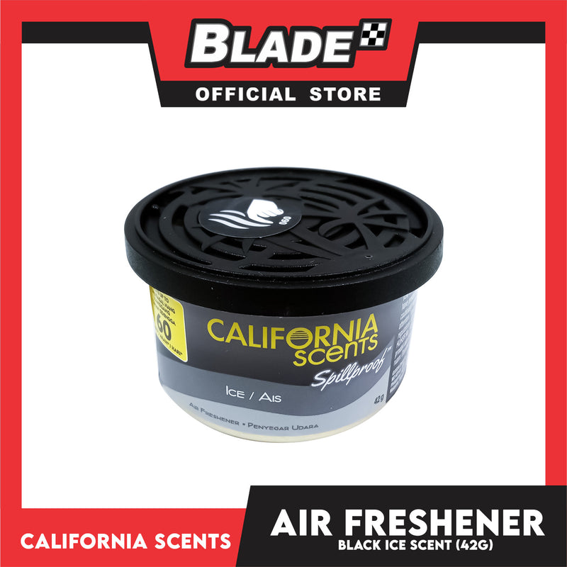 California Scents Organic Air Freshener Black Ice Spillproof 42g