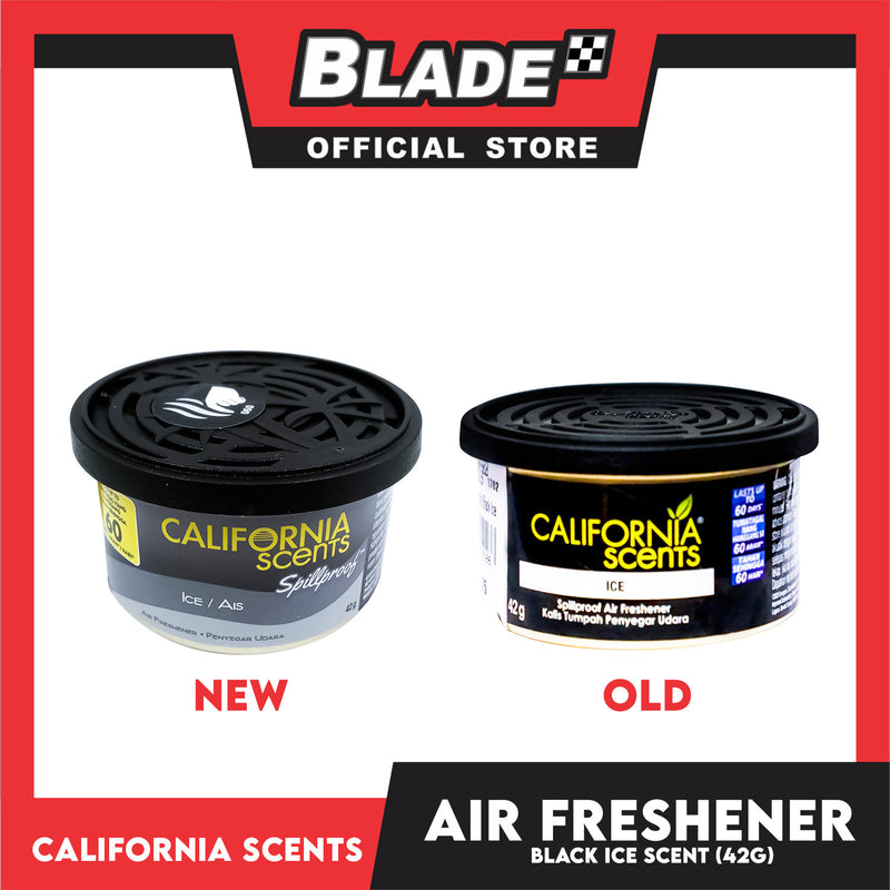 California Scents Organic Air Freshener Black Ice Spillproof 42g