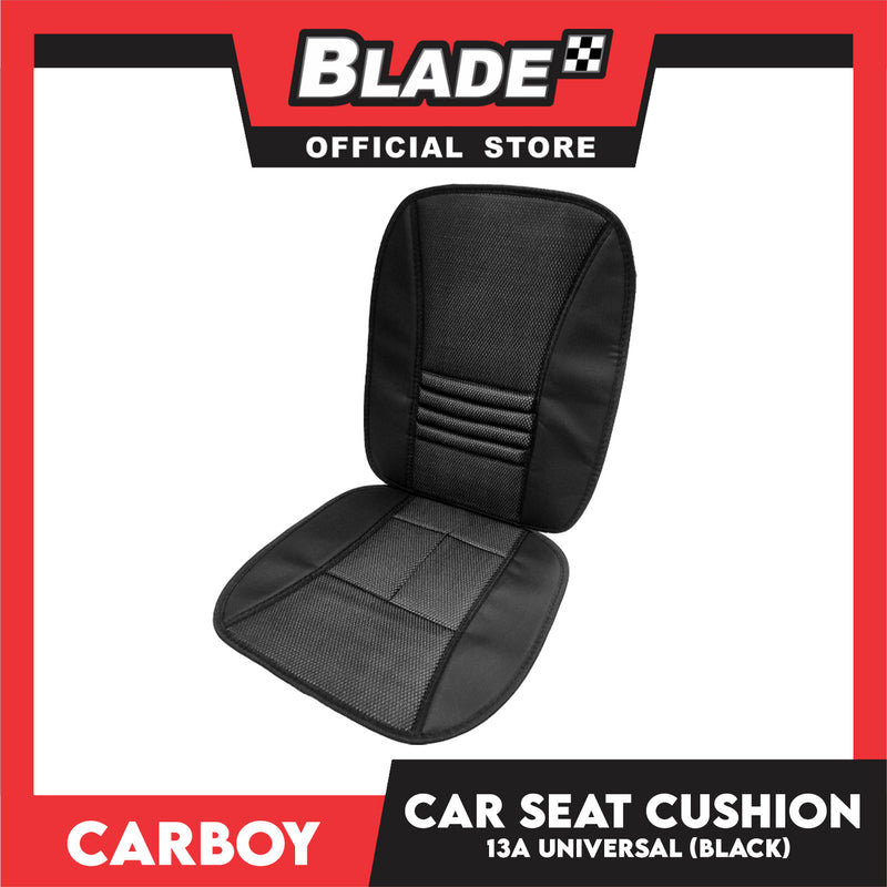 Carboy Car Seat Cushion 13A (Black) Comfortable Seat Cushion with Hook