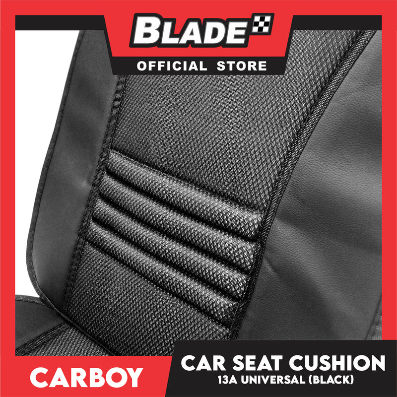 Carboy Car Seat Cushion 13A (Black) Comfortable Seat Cushion with Hook