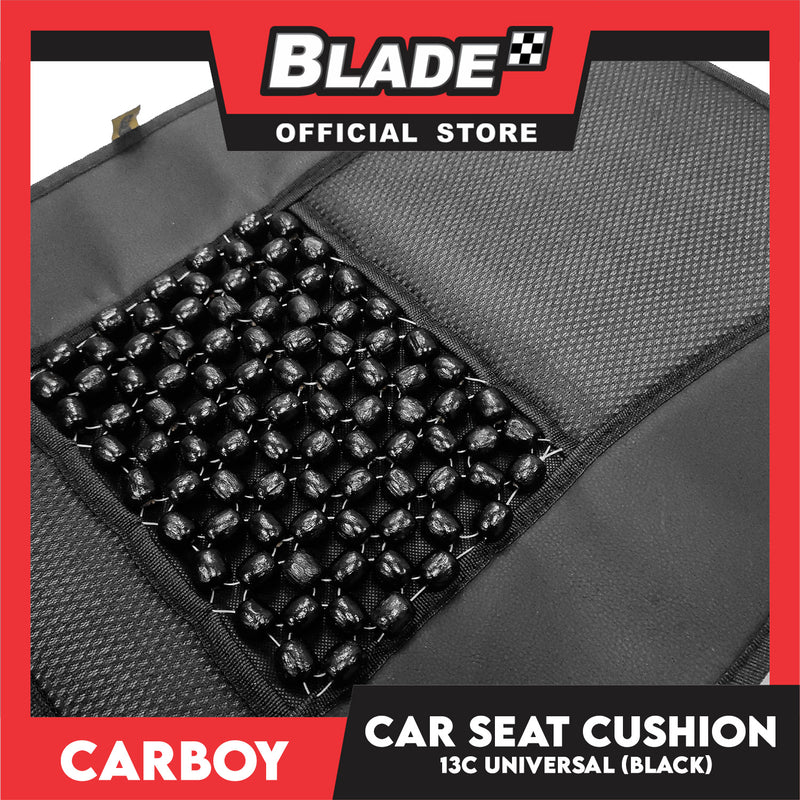 Carboy Car Seat Cushion 13C (Black) Comfortable Seat Cushion with Hook