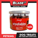 Petking Woofables Beef Cubes Training and Reward Dental Chews Dog Treats/ Dog Food 165g
