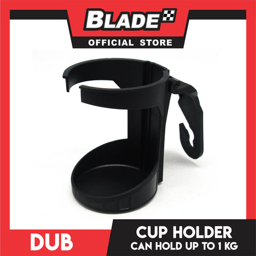 Dub Car Headrest Cup Holder (Black) Conveniently Holds Cups, Tumblers, Cans and More